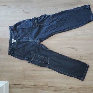 Washed Black H&M Teens Cargo Pants